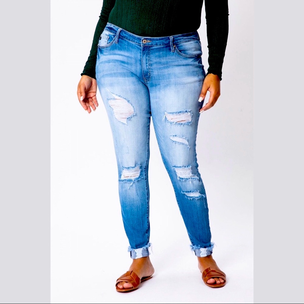 Hot! Last 1! Kancan high rise ankle skinny PLUS - Picture 2 of 10